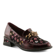 L'Artiste Shinyshoes Shoes in Bordeaux Multi Front View- Robin Boutique