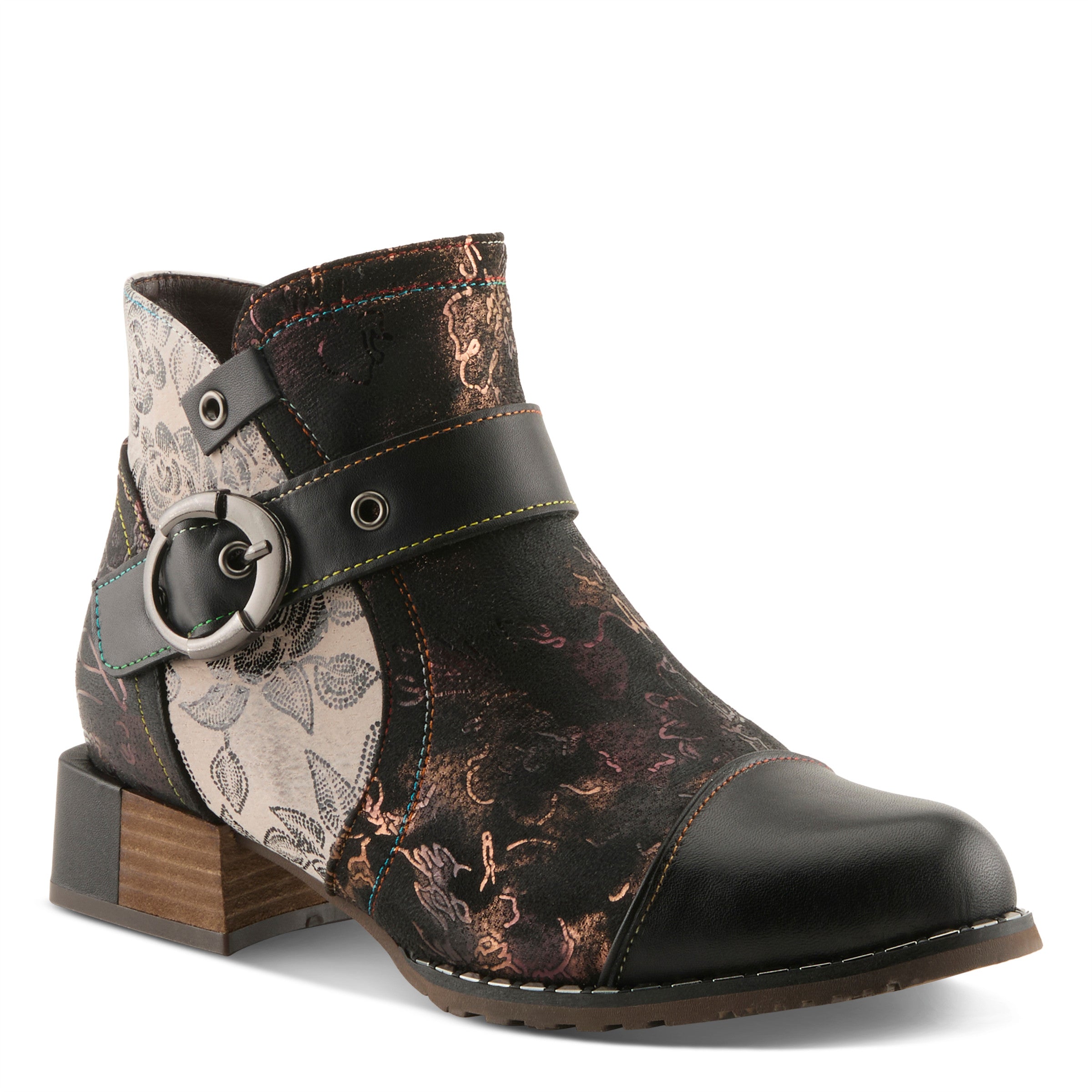 L'Artiste SIPPERB Boots in black multi Robin Boutique