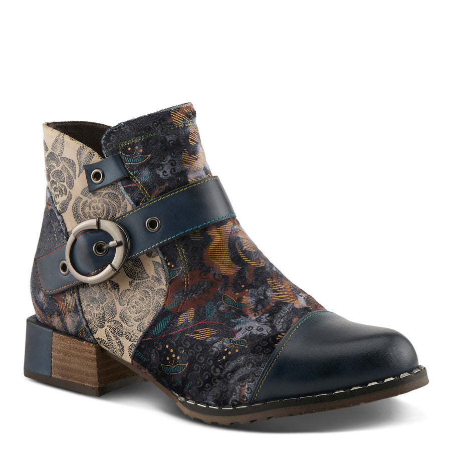 L'Artiste SIPPERB Boots in navy multi Robin Boutique