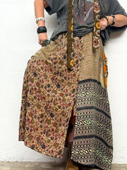 Pareo Kantha Butterfly Cargo Skirt #206 by Kantha Bae