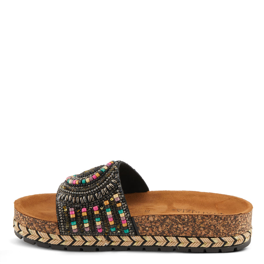 Patrizia SWIRLA Flat Mule Sandal Robin Boutique