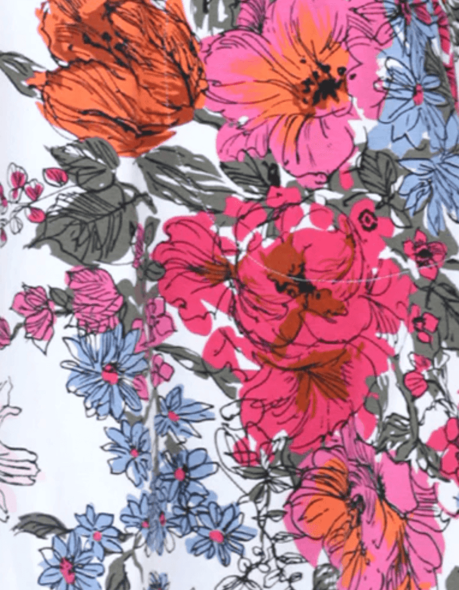 Effie's Heart Rory Dress Floriculture Print EH5573-481 - Robin Boutique-Boutique 
