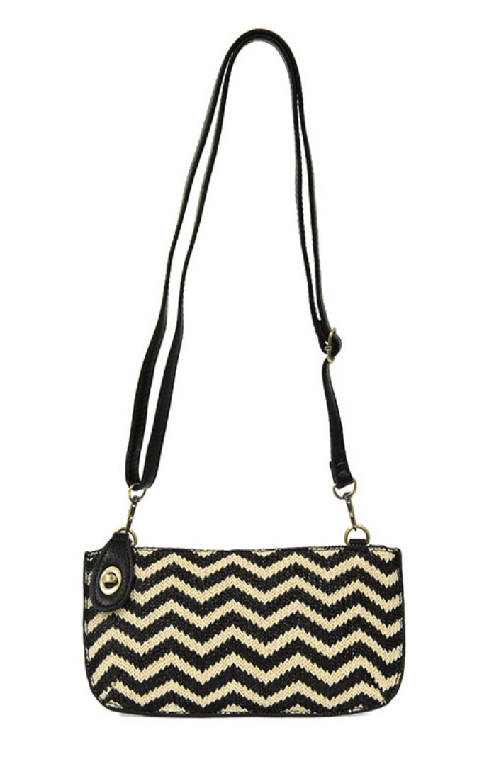 Joy STRAW Crossbody Clutch Handbag L8145 - Robin Boutique-Boutique 