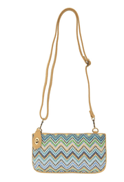 Joy STRAW Crossbody Clutch Handbag L8145 - Robin Boutique-Boutique 