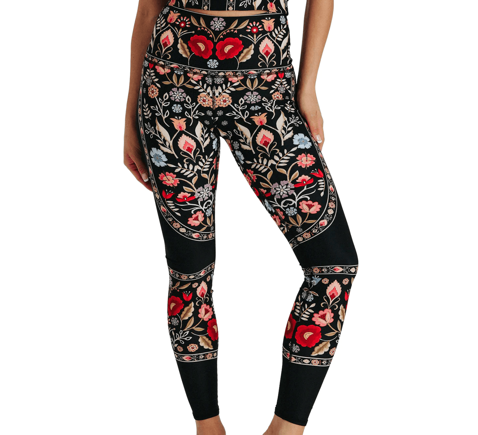 Yoga Democracy Printed Leggings in Rustica 110388 - Robin Boutique-Boutique 