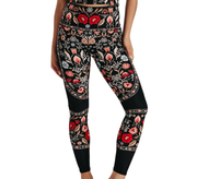 Yoga Democracy Printed Leggings in Rustica 110388 - Robin Boutique-Boutique 