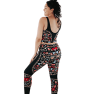 Yoga Democracy Printed Leggings in Rustica 110388 - Robin Boutique-Boutique 