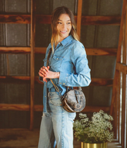 Bedstu Arenfield Round Leather Bag