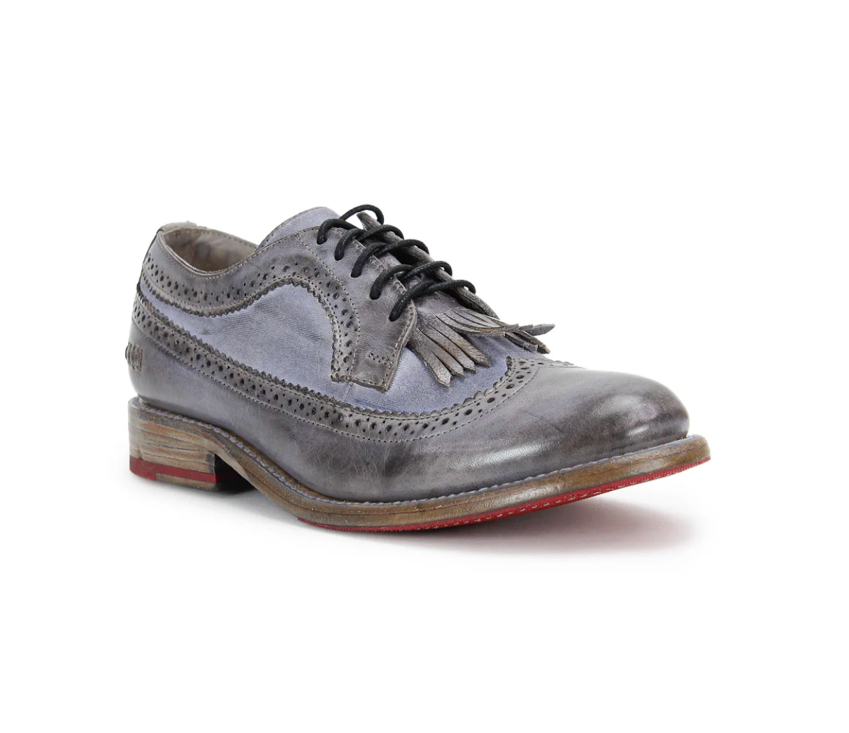 Bedstu Leather Lace Up Oxford Lita K in Alkaline