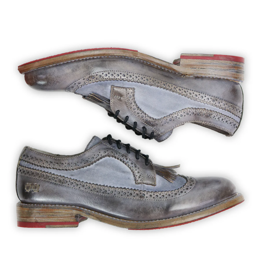 Bedstu Leather Lace Up Oxford Lita K in Alkaline