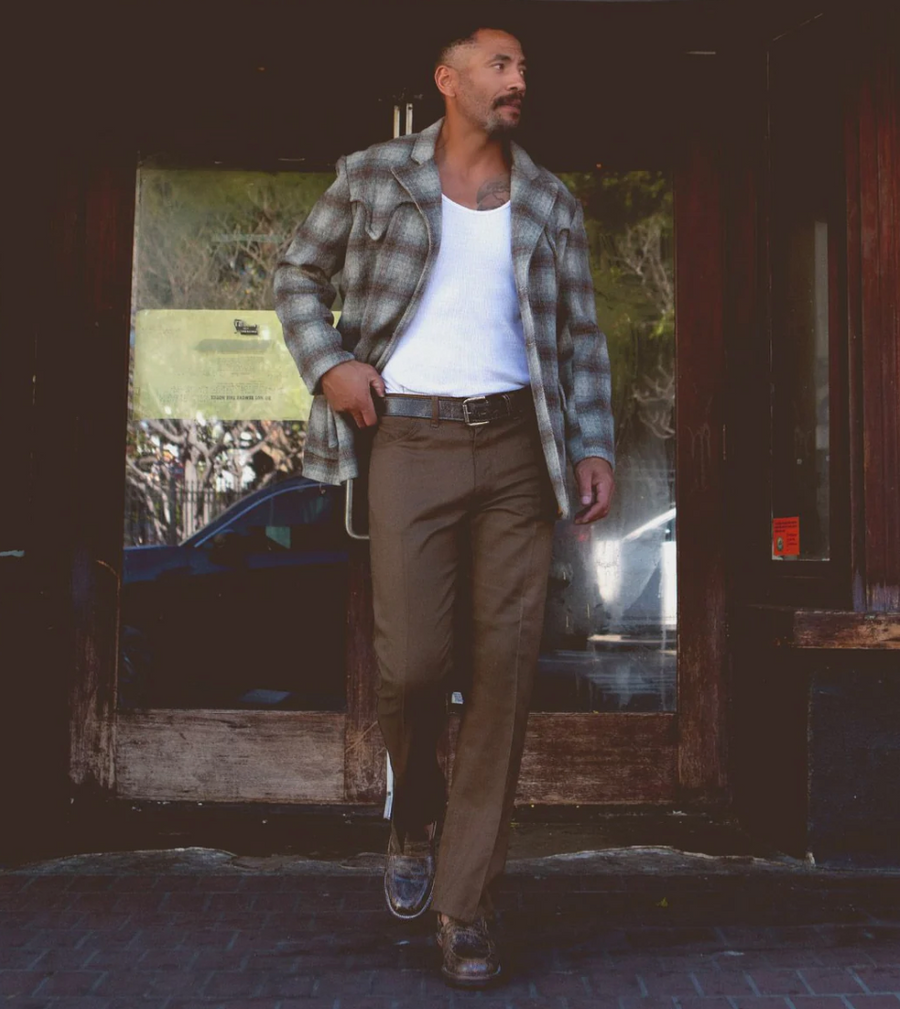 Bedstu Unisex Leather Meander Belt Robin Boutique