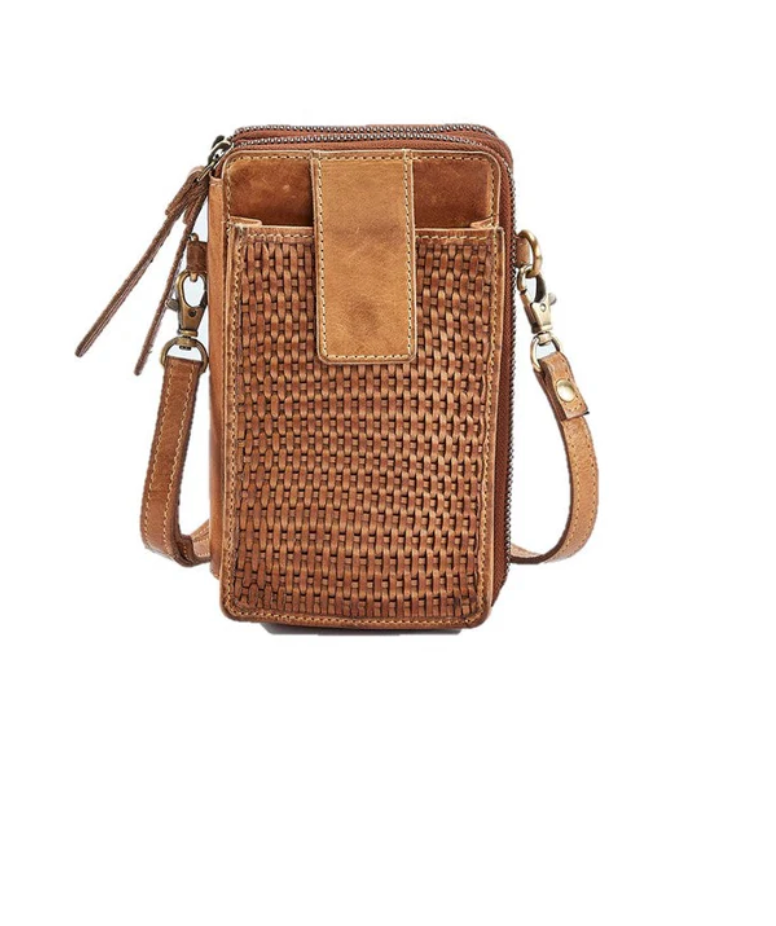 Ella Leather Phone Bag - Compact Crossbody Robin Boutique