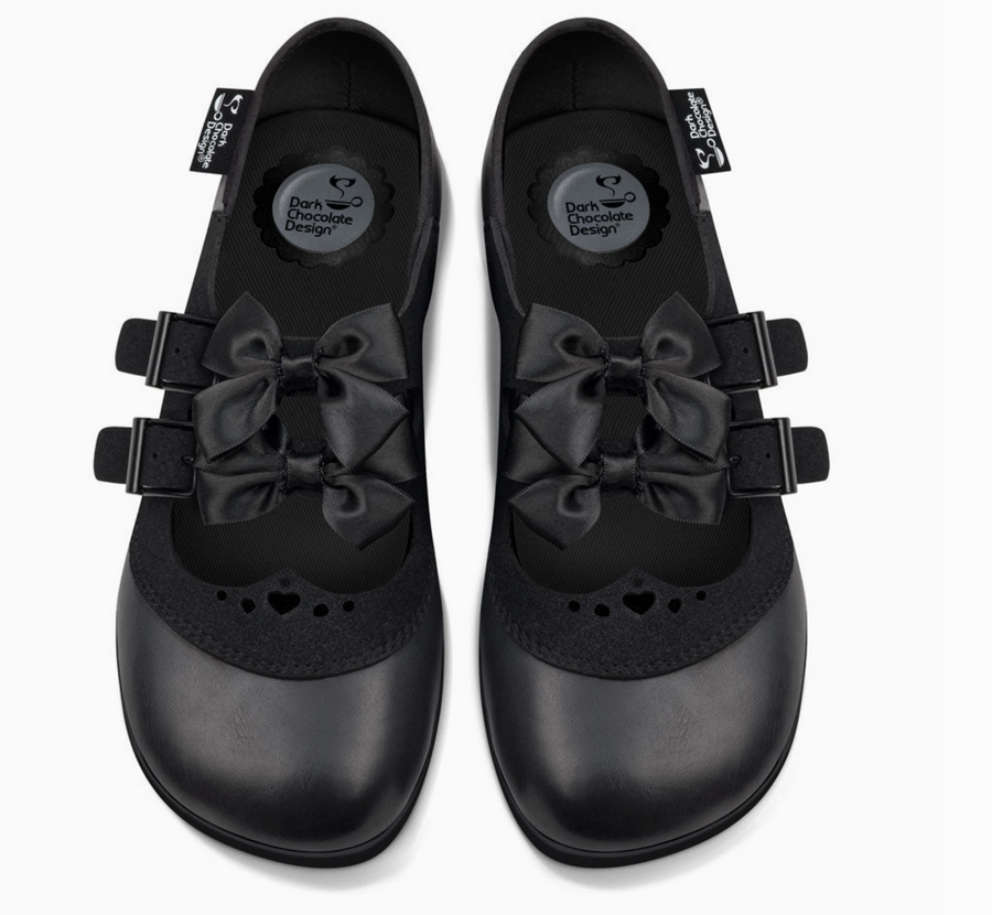Hot Chocolate Chocolaticas® Dark Heart Women's Mary Jane Flat Robin Boutique