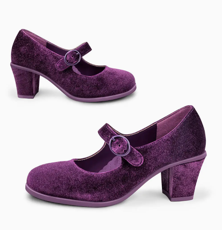 Hot Chocolate Chocolaticas® Mid Heels Plum Elixir Women's Mary Jane Pump