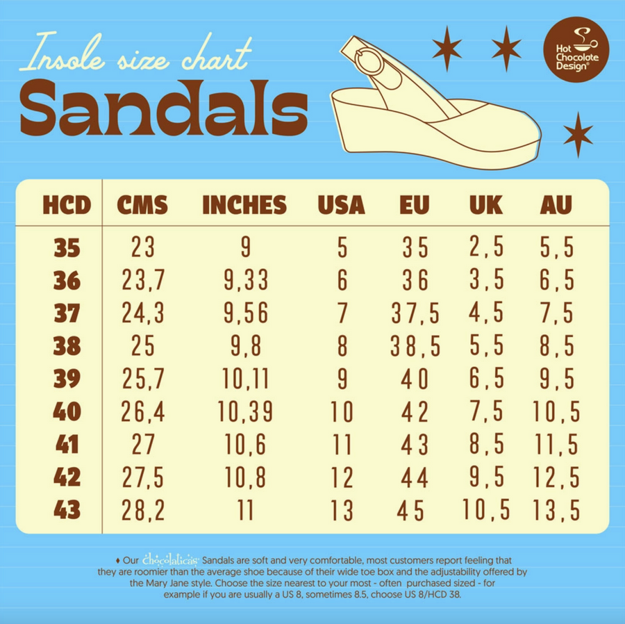 Hot Chocolate Chocolaticas® Widow Women's Sandals