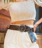 Bedstu Dreamweaver Woven Leather Belt Robin Boutique
