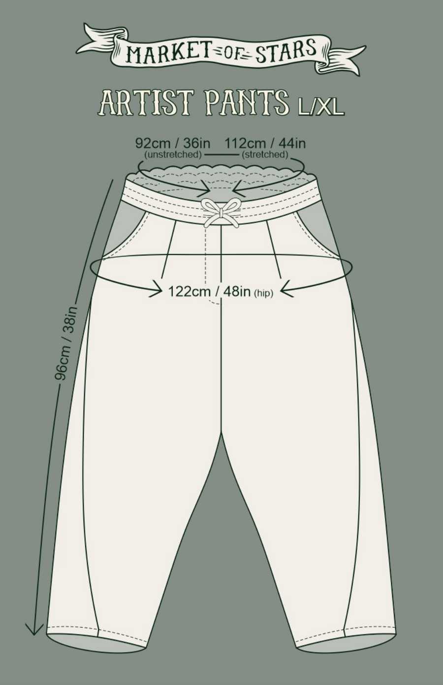 Secret Garden Artist Pants by Market Of Stars