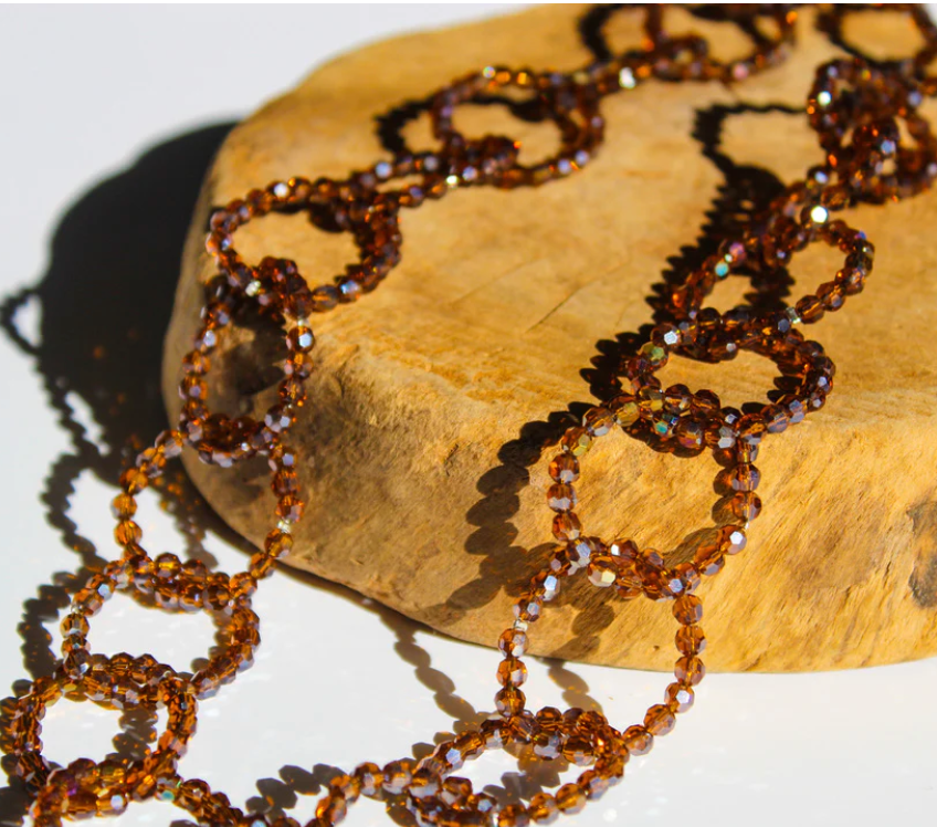 Coco Crystal Link Necklace from Robin Boutique.