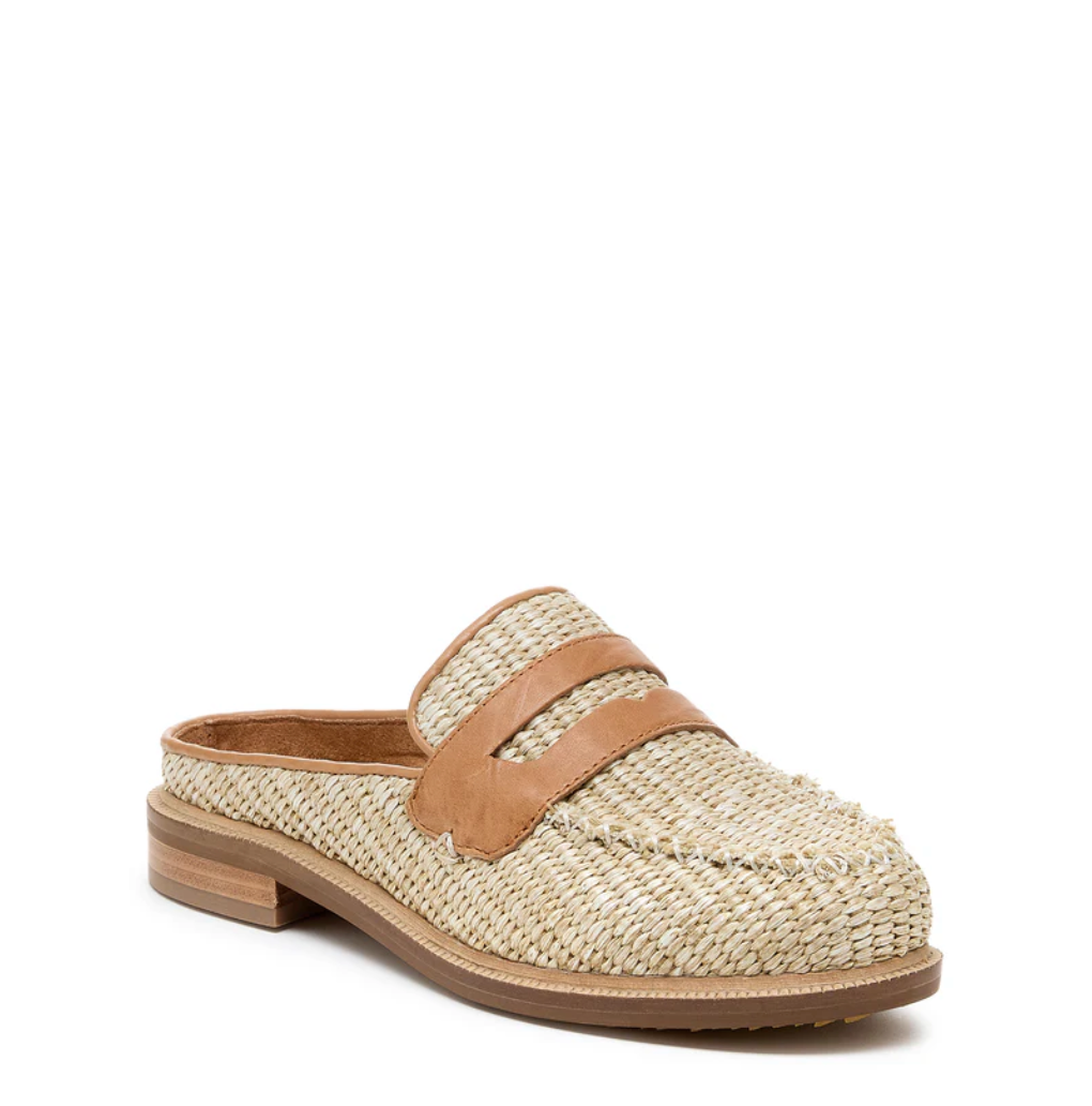 Kelsi Dagger Lock Raffia Mules Robin Boutique