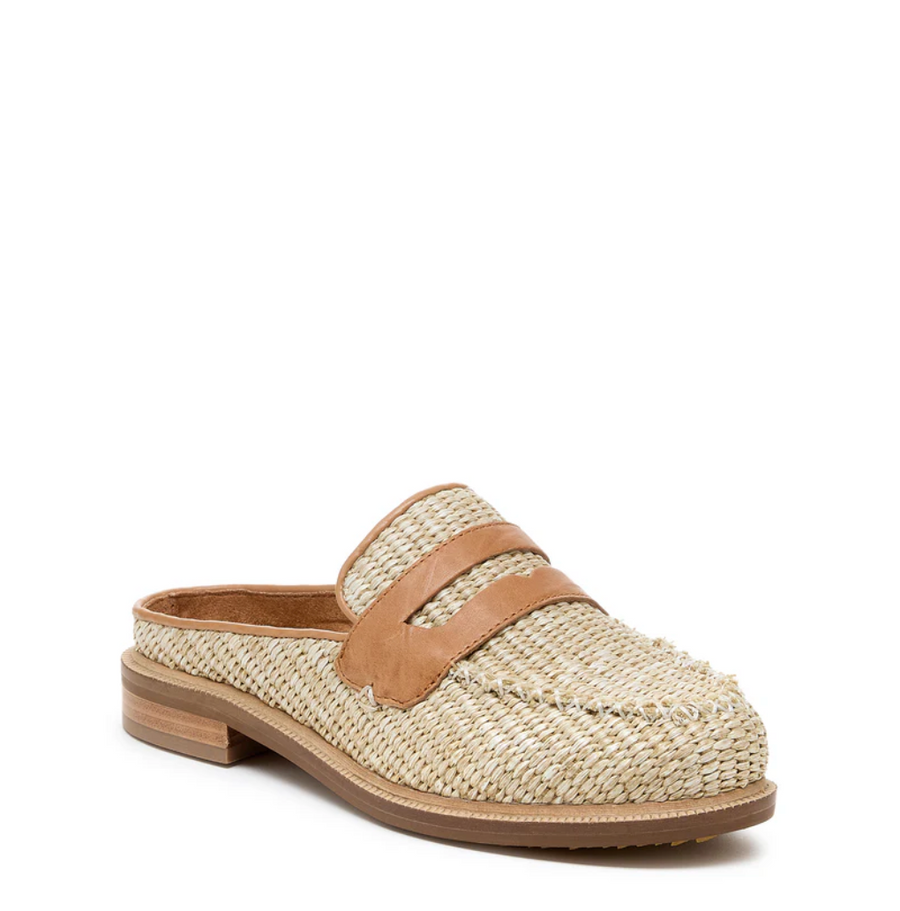 Kelsi Dagger Lock Raffia Mules Robin Boutique