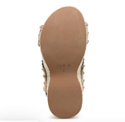 Kelsi Dagger Pace Shell Platform Raffia Sandals