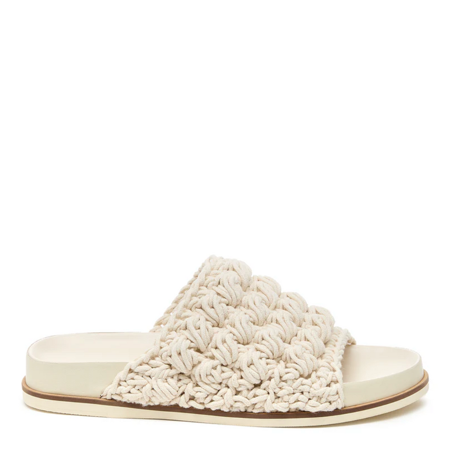 Kelsi Dagger Squish Crochet Raffia Mules