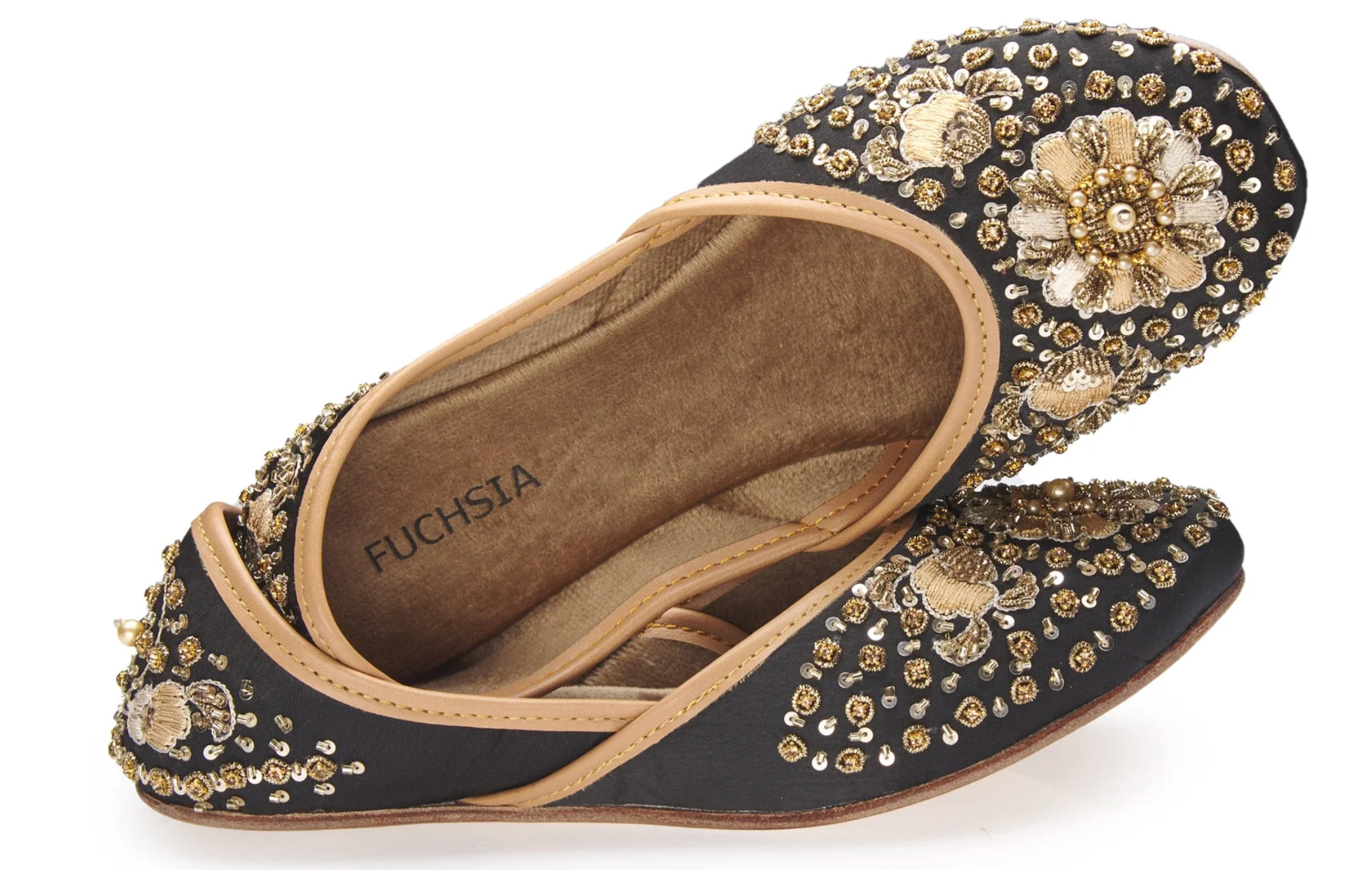 Midnight Glamour Ballet Flats Robin Boutique