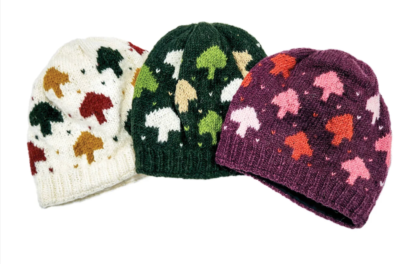 Handmade Knit Beanie Hats by Yak & Yeti Robin Boutiue