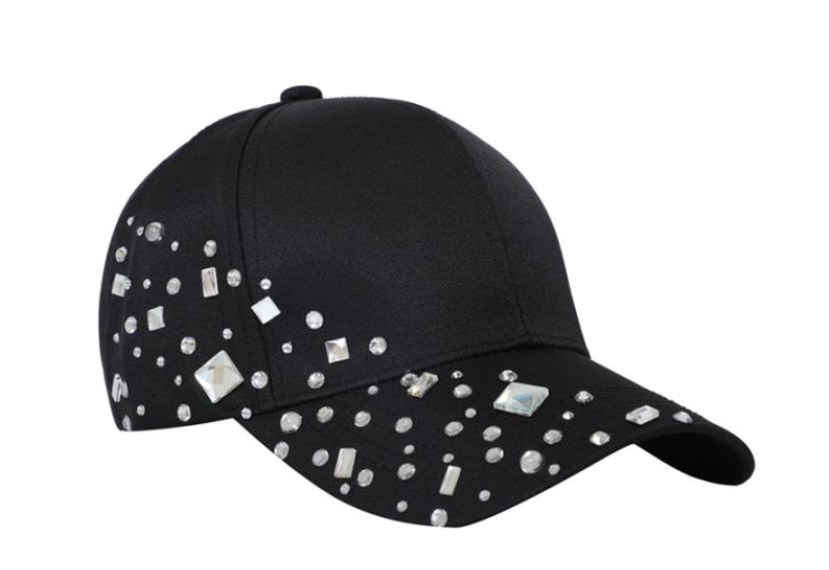 Part Rhinestone Ball Cap Robin Boutique