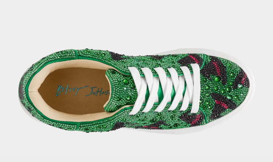 SIDNY Adult Witch Hat Rhinestones Sneaker Shoes by Betsey Johnson Robin Boutique