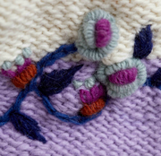 Flora Lavender Knit Beanie By Many Hands