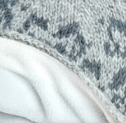 Lila Grey Knit Beanie By Many Hands