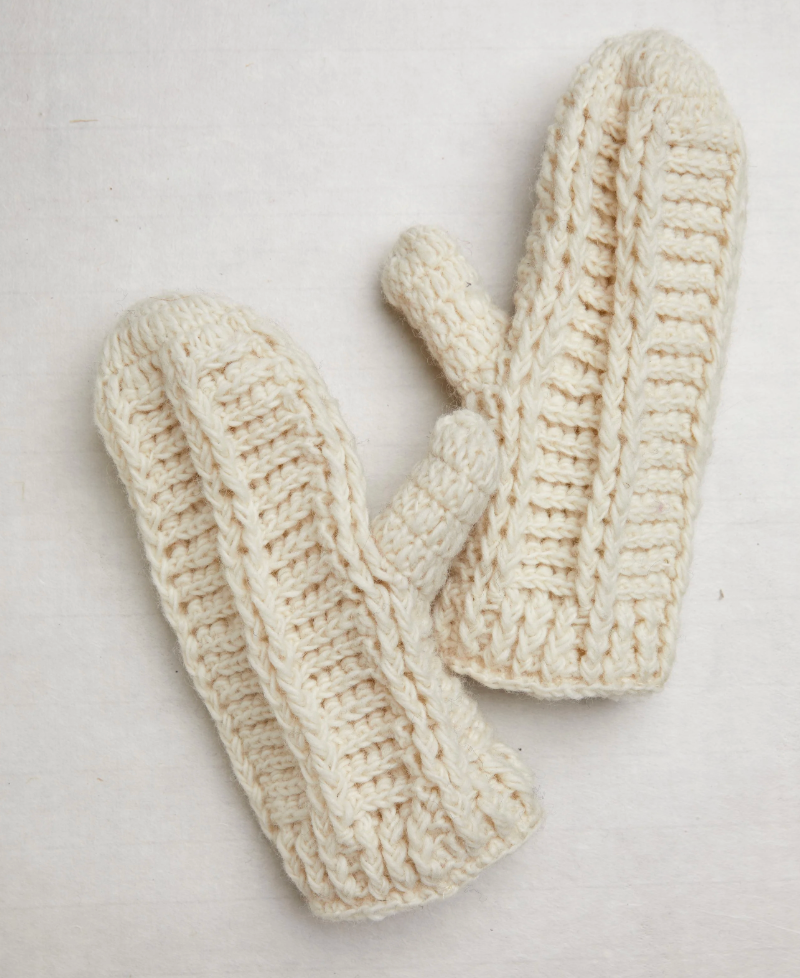 Brecken Knit Handwarmers or Mittens By Many Hands