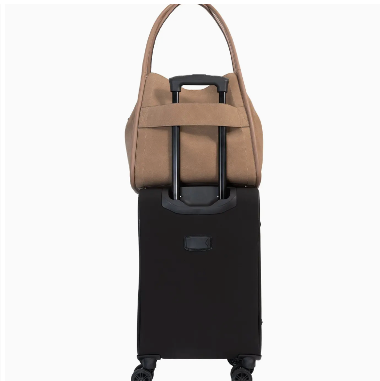 Joan & David Double Handle Faux Suede Tote Robin Boutique