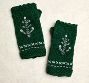 Daphne Knit Fingerless Armwarmers By Many Hands Robin Boutique