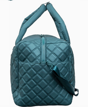 Joan & David 22 Inch Diamond Quilted Parachute Nylon Luggage Tag Duffel Bag Robin Boutique