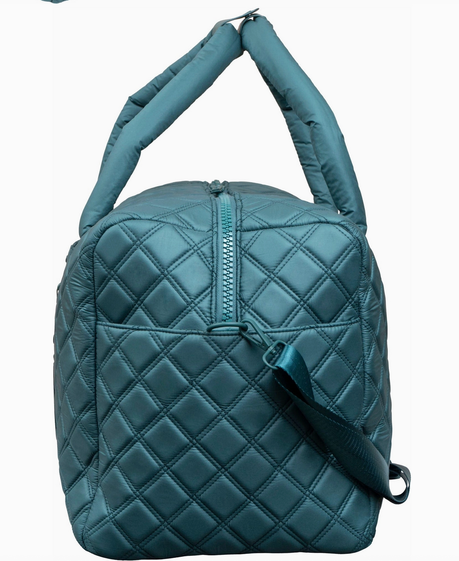 Joan & David 22 Inch Diamond Quilted Parachute Nylon Luggage Tag Duffel Bag Robin Boutique