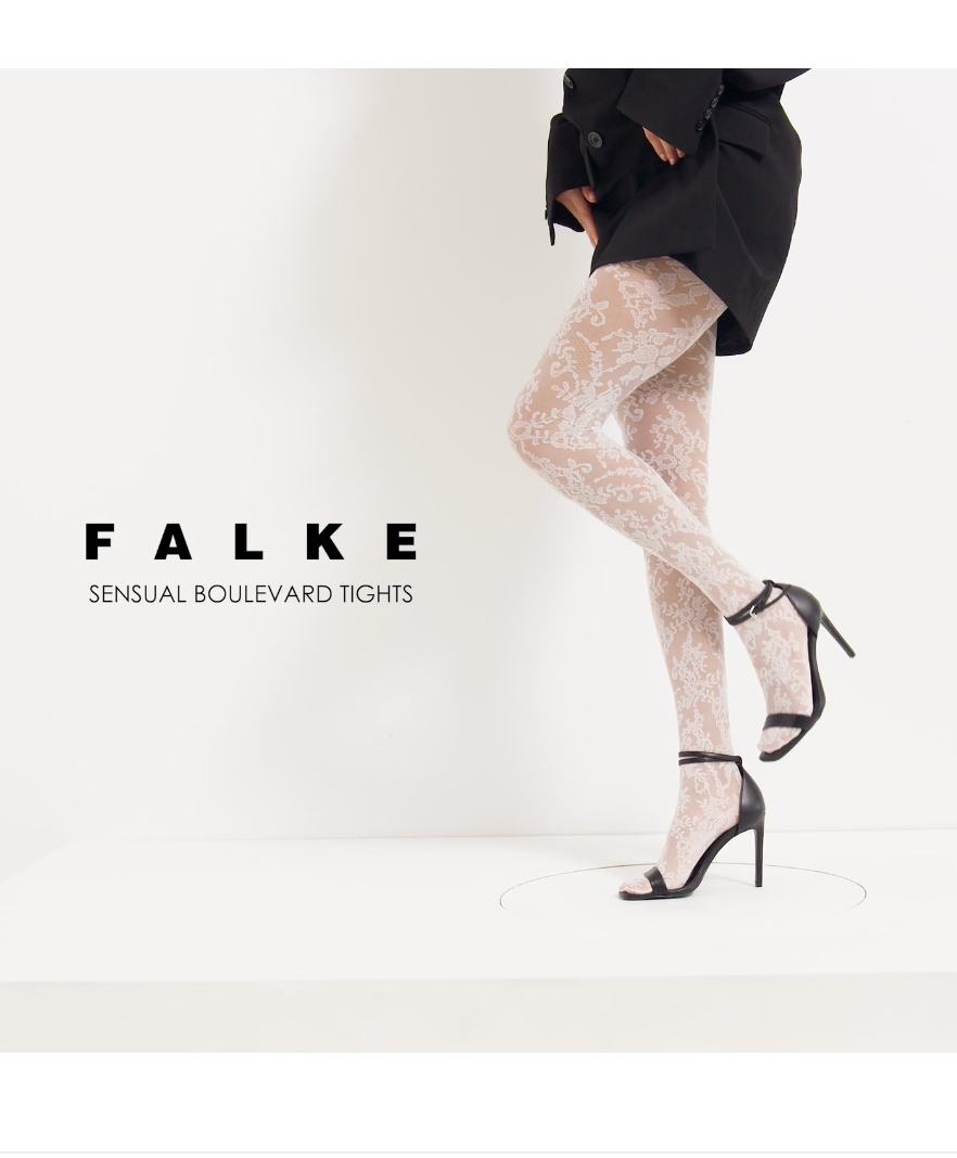 Falke Sensual Boulevard 30 DEN Women Tights with feminine lace look Robin Boutique