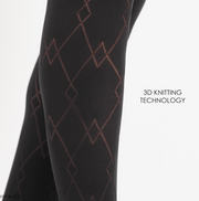 Check Mate 60 DEN Women Tights with argyle pattern Robin Boutique