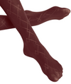 Check Mate 60 DEN Women Tights with argyle pattern Robin Boutique
