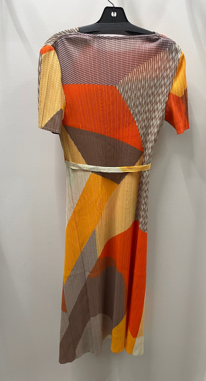 Retro Sunset Pleat Maxi Dress PC3117 Robin Boutique