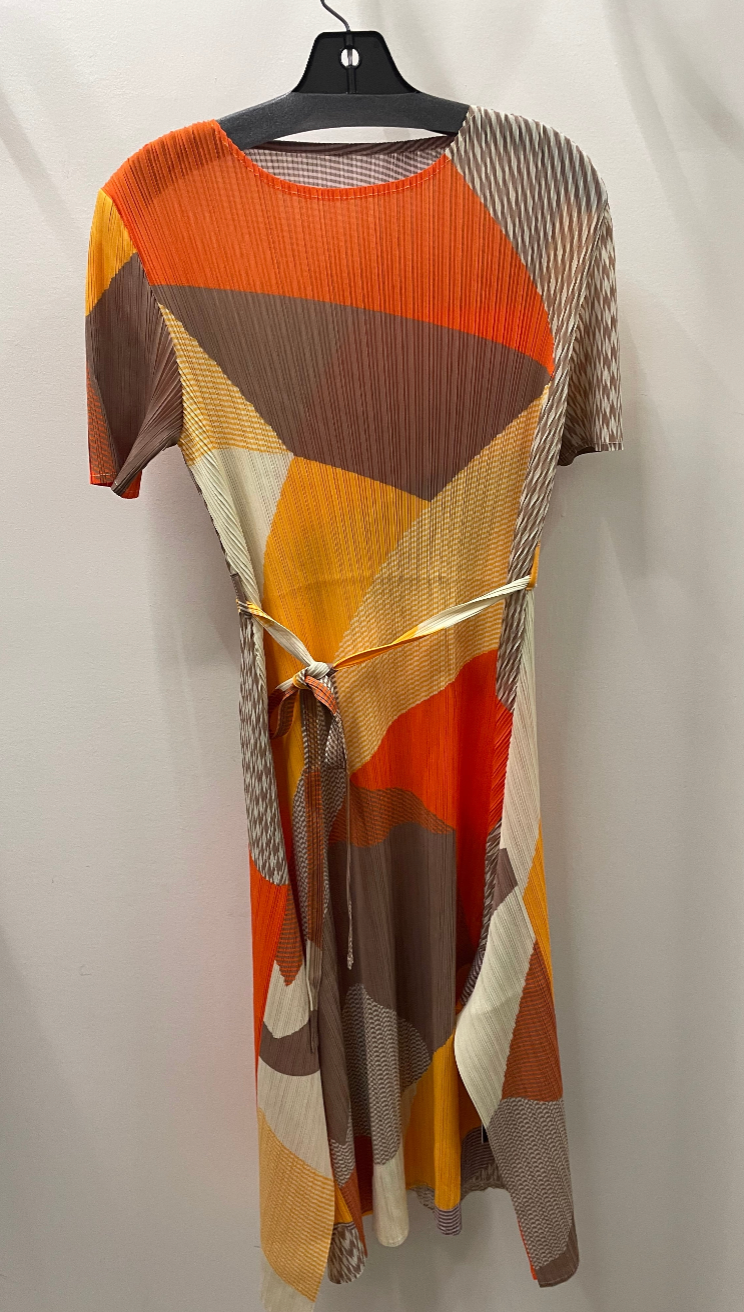 Retro Sunset Pleat Maxi Dress PC3117 Robin Boutique