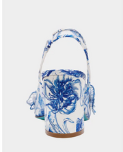 Petra Toille White Blue Heels by Betsey Johnson Robin Boutique