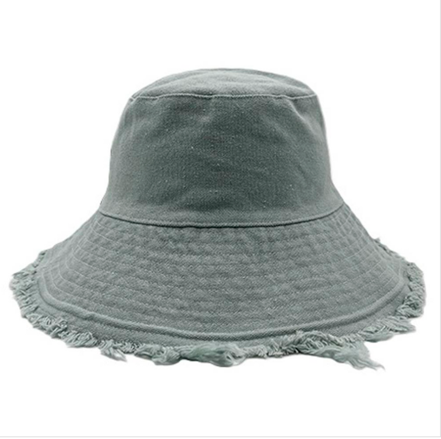 Cotton Wired Rim SPF 50+ Sun Cotton Hat  Robin Boutique