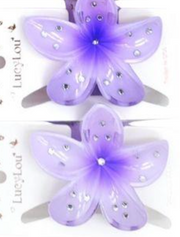 Flower Claw Hairclip with Rhinestone Details Robin Boutique