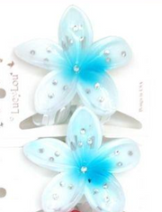 Flower Claw Hairclip with Rhinestone Details Robin Boutique