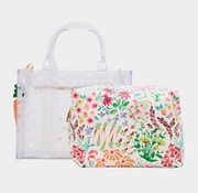 Betsey Johnson Jammin Clear Satchel  Handbag Robin Boutique