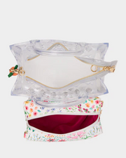 Betsey Johnson Jammin Clear Satchel  Handbag Robin Boutique