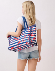 Boho Anchor Stripe Fringe Bag Robin Boutique