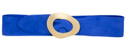 Suede Leather Belt with Gold Buckle Robin Booutique